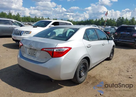2016 Toyota Corolla Le из США, поврежденный, VIN 2T1BURHE8GC591826